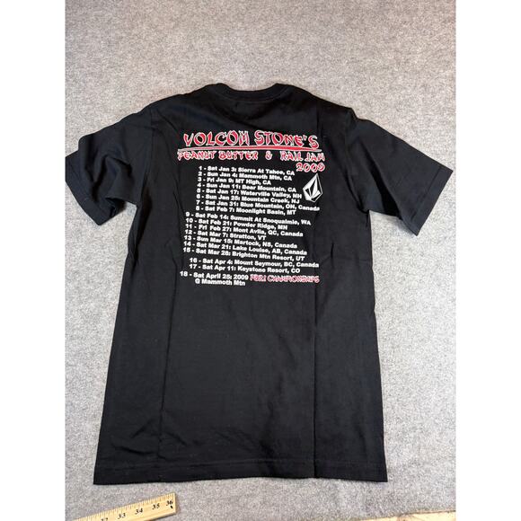 Volcom Stones Peanut Butter & Rail Jam 2009 Shirt Mens Small Skate Snowboard Y2K - Picture 2 of 7